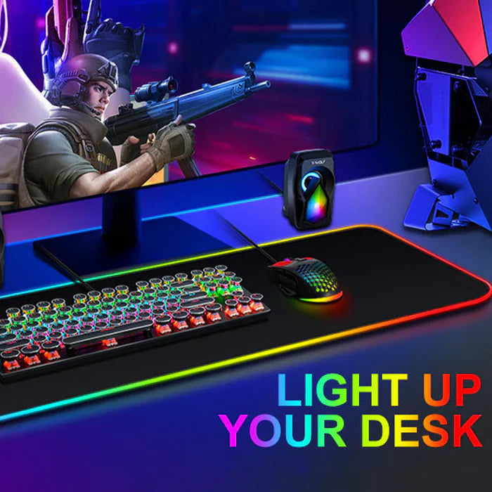RGB KEYBOARD MOUSE PAD